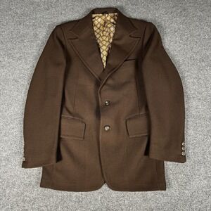 Vintage 70s  JC Penny Towncraft Blazer Sport Coat 38R  Jacket USA